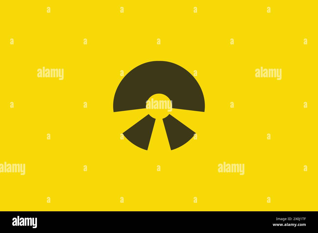 Design minimalista e alla moda con logo di sicurezza Illustrazione Vettoriale
