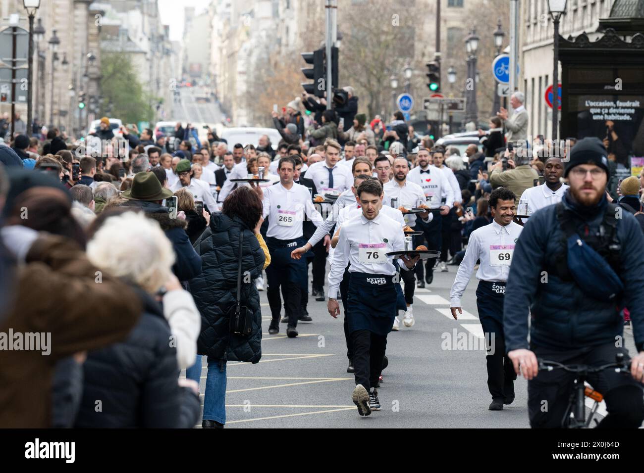 La Course des cafés Foto Stock