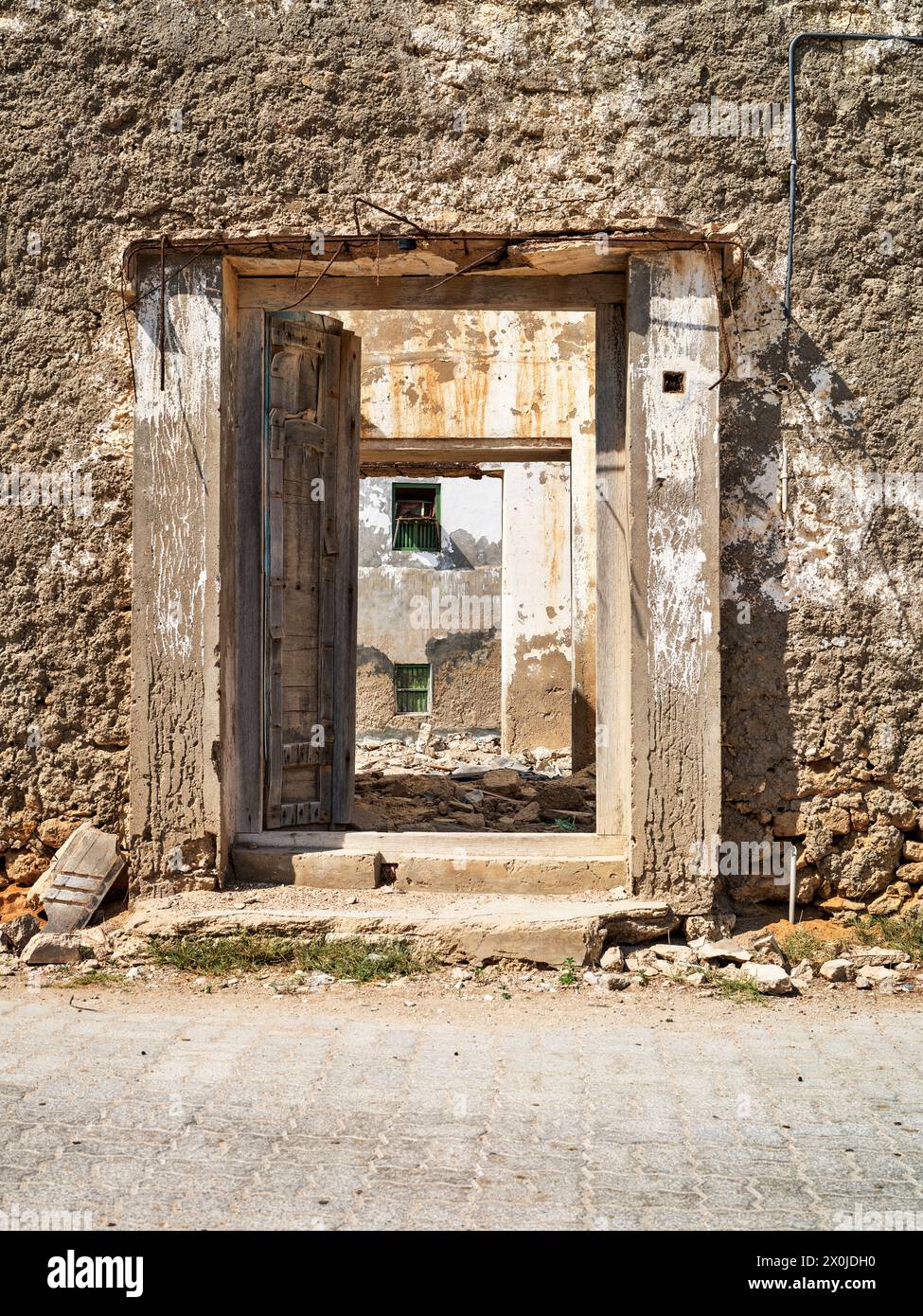 Oman, Mirbat, passeggiata in città a Mirabat ai piedi dei monti Dhofar, Foto Stock