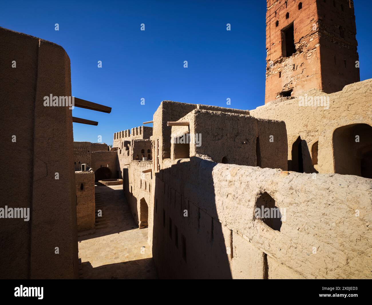 Oman, nel complesso museale al Bilaad Historical Village di Manah, Foto Stock