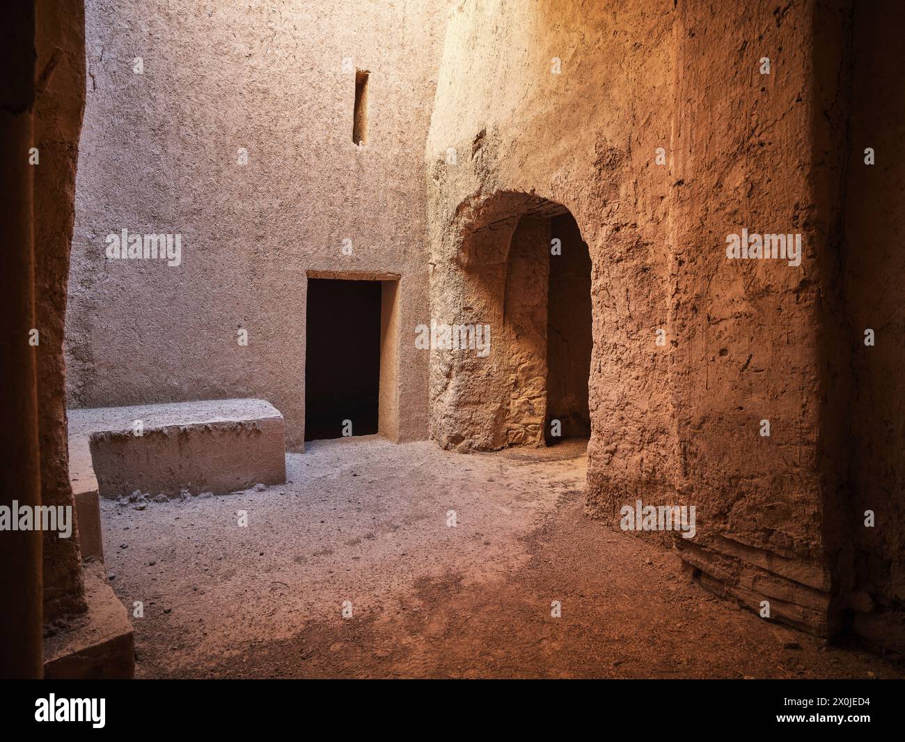 Oman, nel complesso museale al Bilaad Historical Village di Manah, Foto Stock