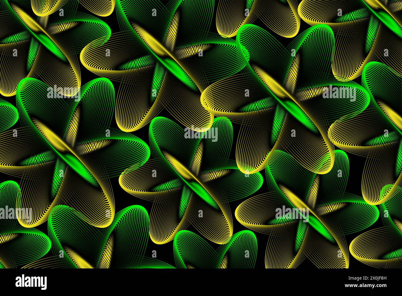 Tessuto con stampa a cera africana, ornamenti fatti a mano con fiori etnici per il tuo design, motivi floreali colorati elementi geometrici. sfondo nero Illustrazione Vettoriale