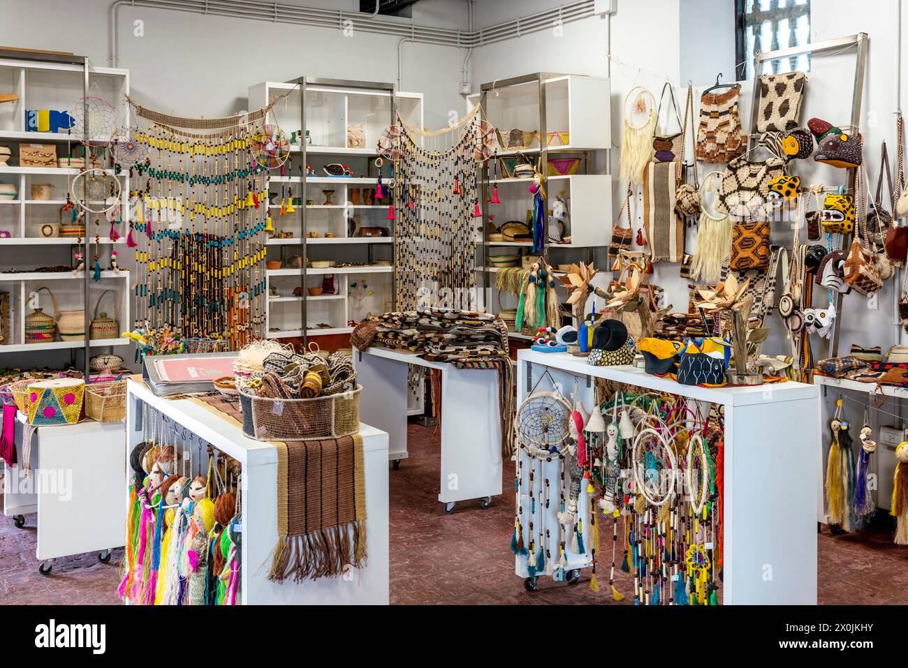 Il mercato artigianale (Mercado Artesanal) a Salta, provincia di Salta, Argentina Foto Stock