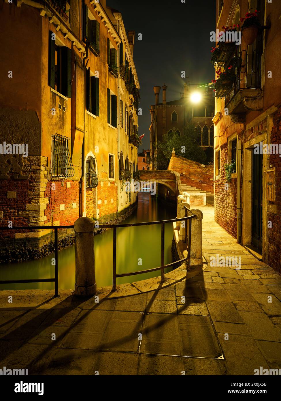 Nei vicoli di Dorsoduro, Venezia Foto Stock