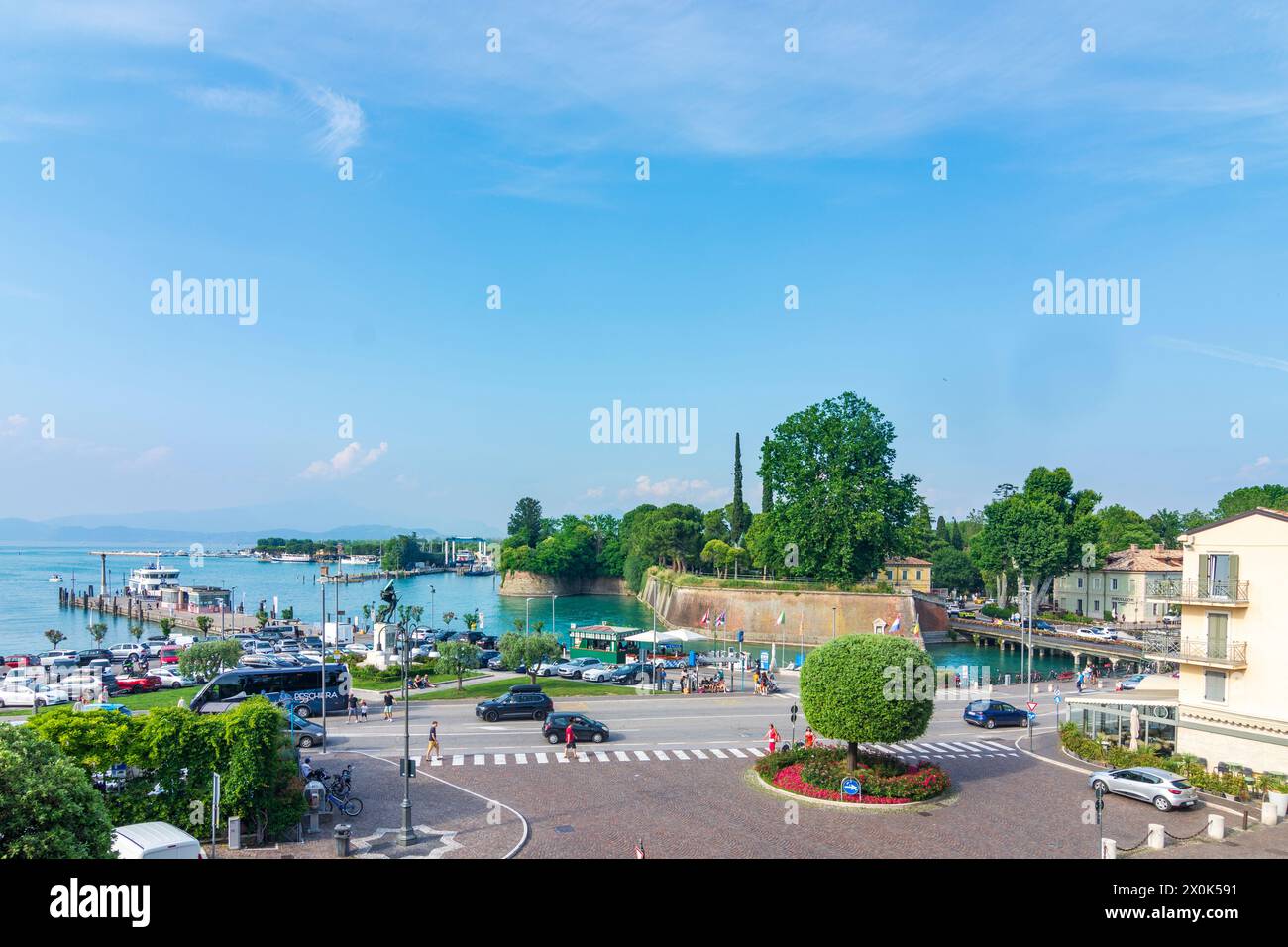 Peschiera del Garda, Lago di Garda, fortezza di Verona, Veneto, Italia Foto Stock