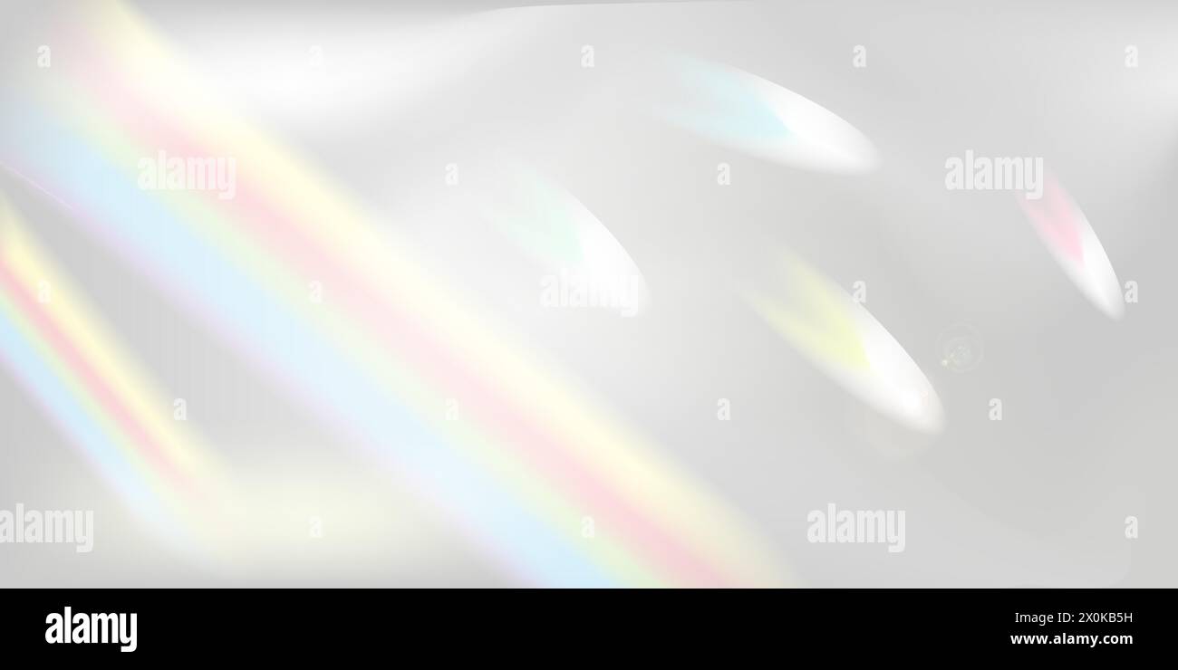 Sfondo luce arcobaleno prisma Illustrazione Vettoriale