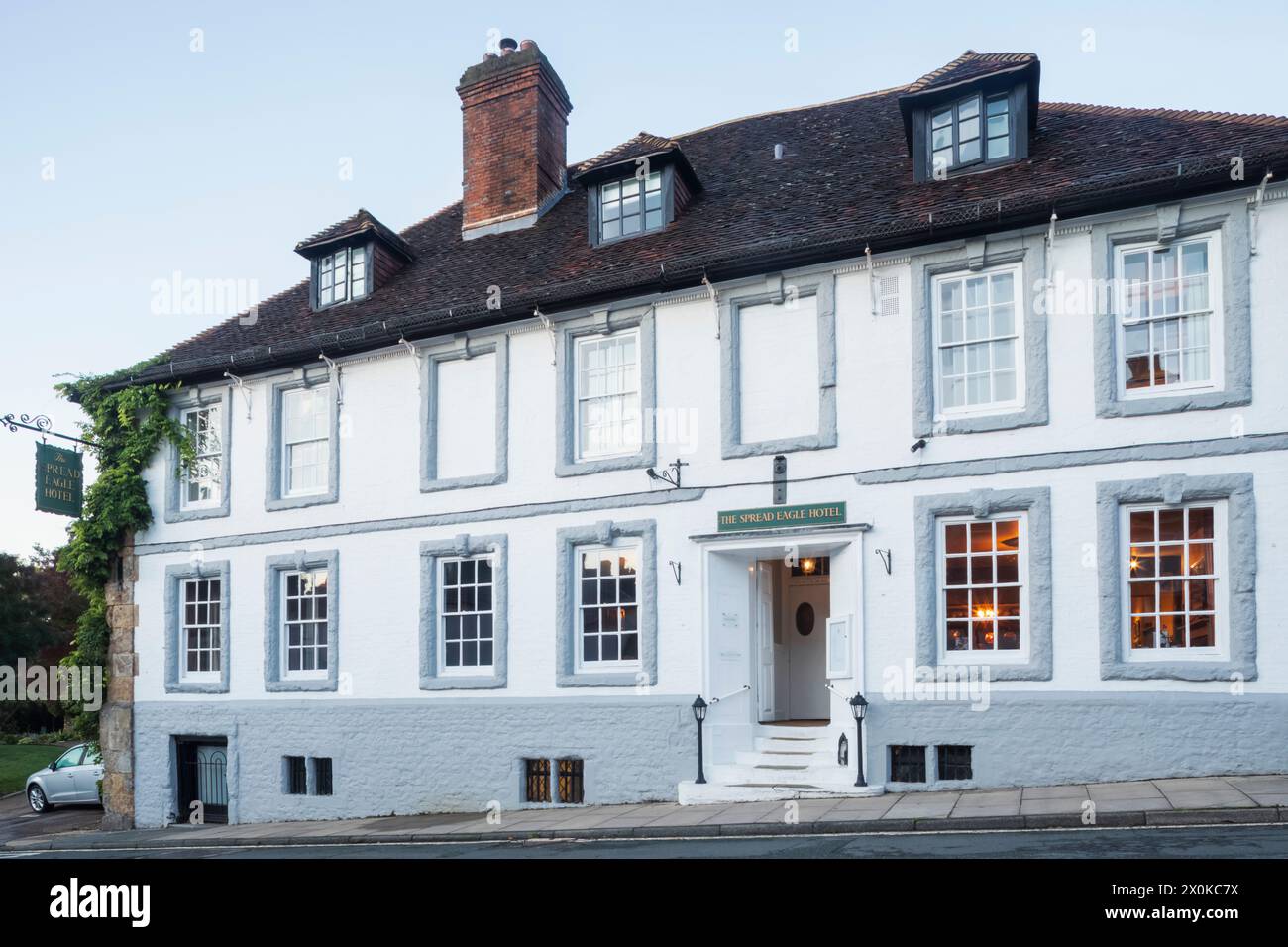Inghilterra, West Sussex, Midhurst, The Spread Eagle Hotel Foto Stock