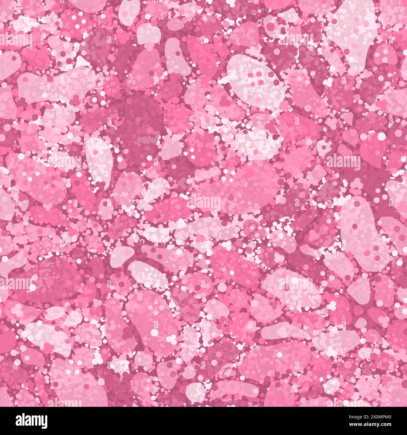 Sfondo camouflage militare con motivo camouflage senza cuciture rosa femminile Illustrazione Vettoriale