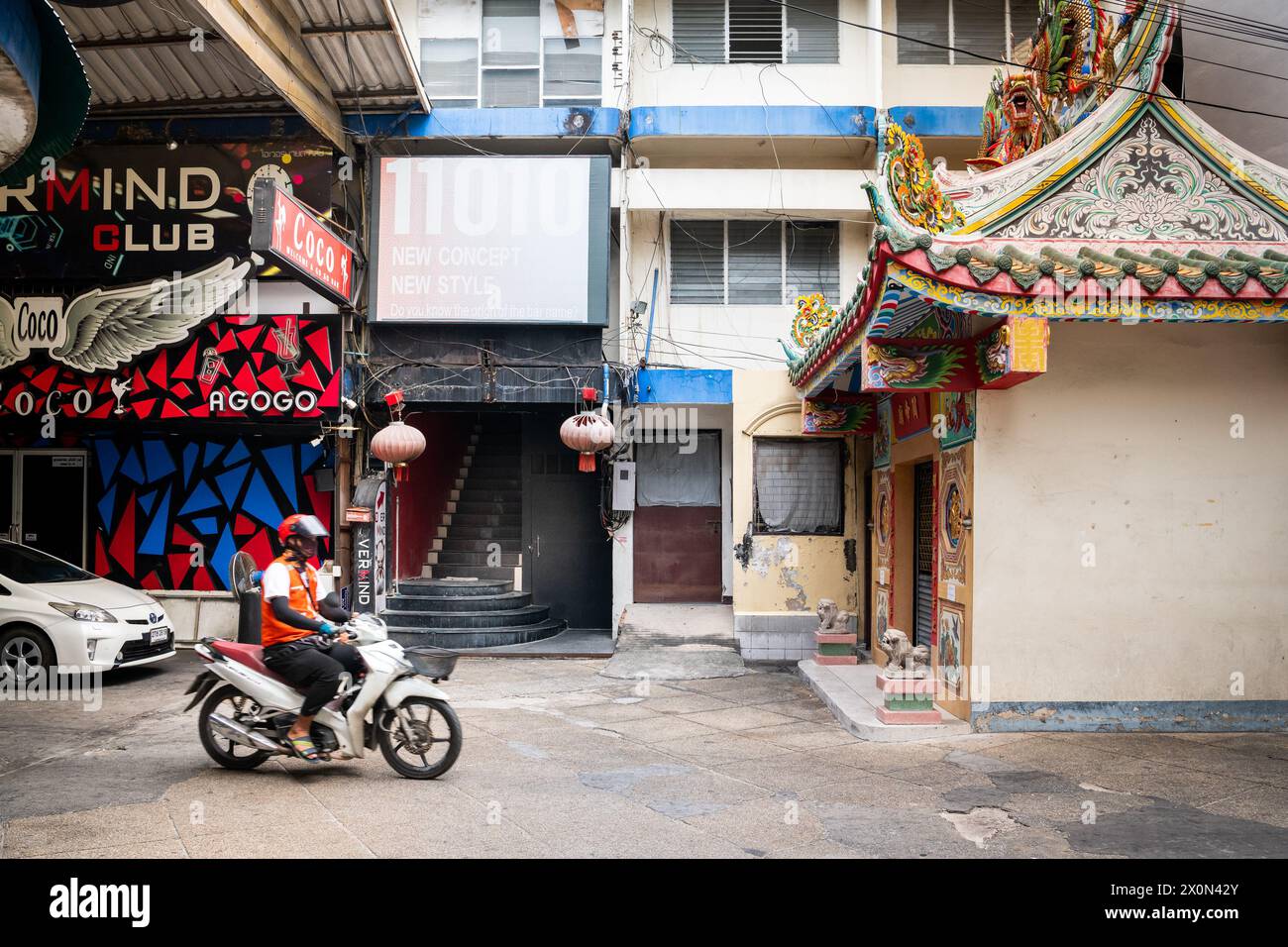 Bar e club a Soi Diamond, a pochi passi da Walking Street, Pattaya, Thailandia. Foto Stock