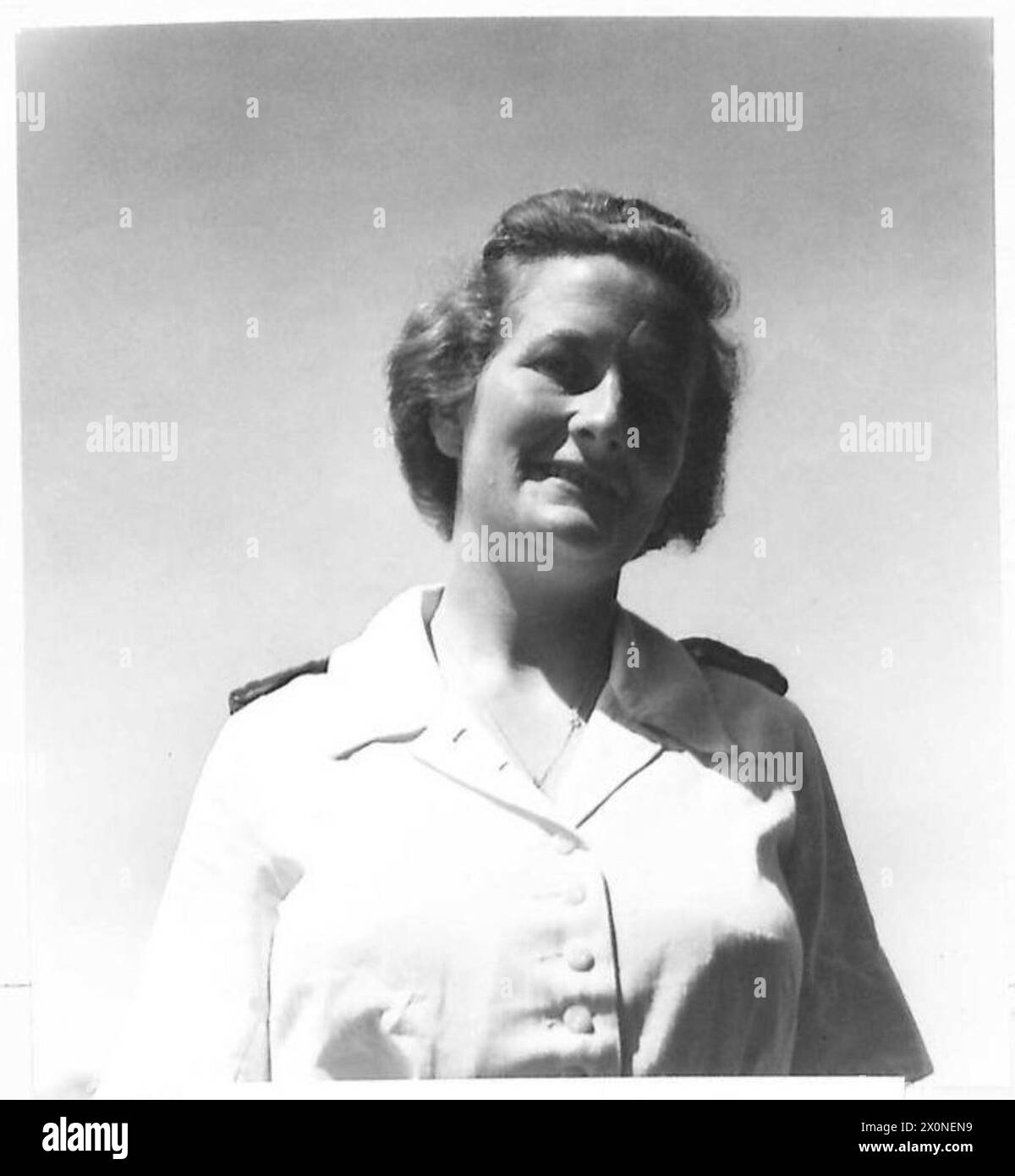 Suor H.A. Cogan di Ringbella, Carrigaline, Contea di Cork, svolge un ruolo infermieristico in tempo di guerra. Foto Stock