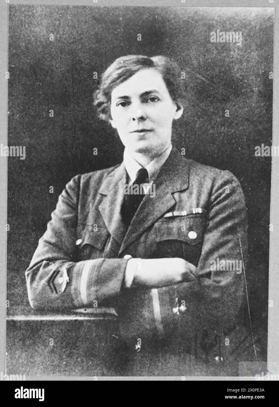 Dame Helen Gwynne-Vaughan servì come Comandante della Royal Air Force femminile e Direttore del servizio territoriale ausiliario dal 1939 al 1941. Foto Stock