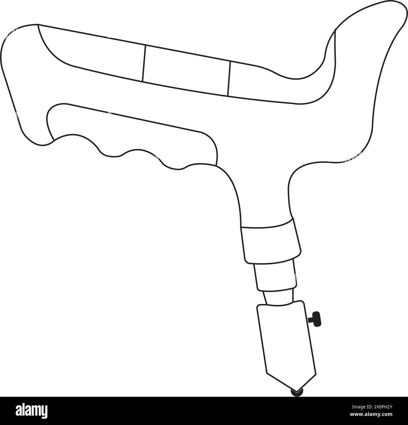 Illustrazione vettoriale dell'icona del tagliavetro Design semplice Illustrazione Vettoriale