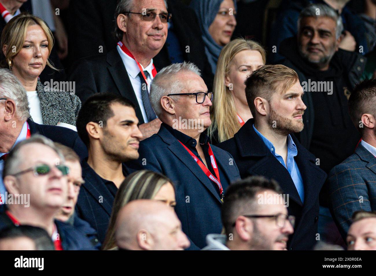 The City Ground, Nottingham, Regno Unito. 13 aprile 2024. Premier League Football, Nottingham Forest contro Wolverhampton Wanderers; Gary Birtles, leggenda del Nottingham Forest, pronto per la partita Credit: Action Plus Sports/Alamy Live News Foto Stock