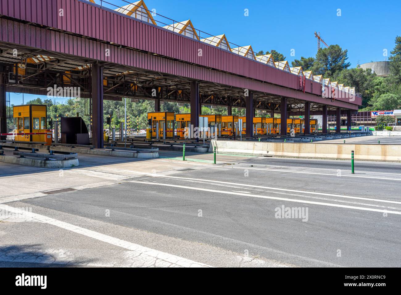 ponte di abril, almada, ponte, auto, traffico, direzione, lisbona, lisbona almada, plaza, casello, pedaggio, traffico Foto Stock