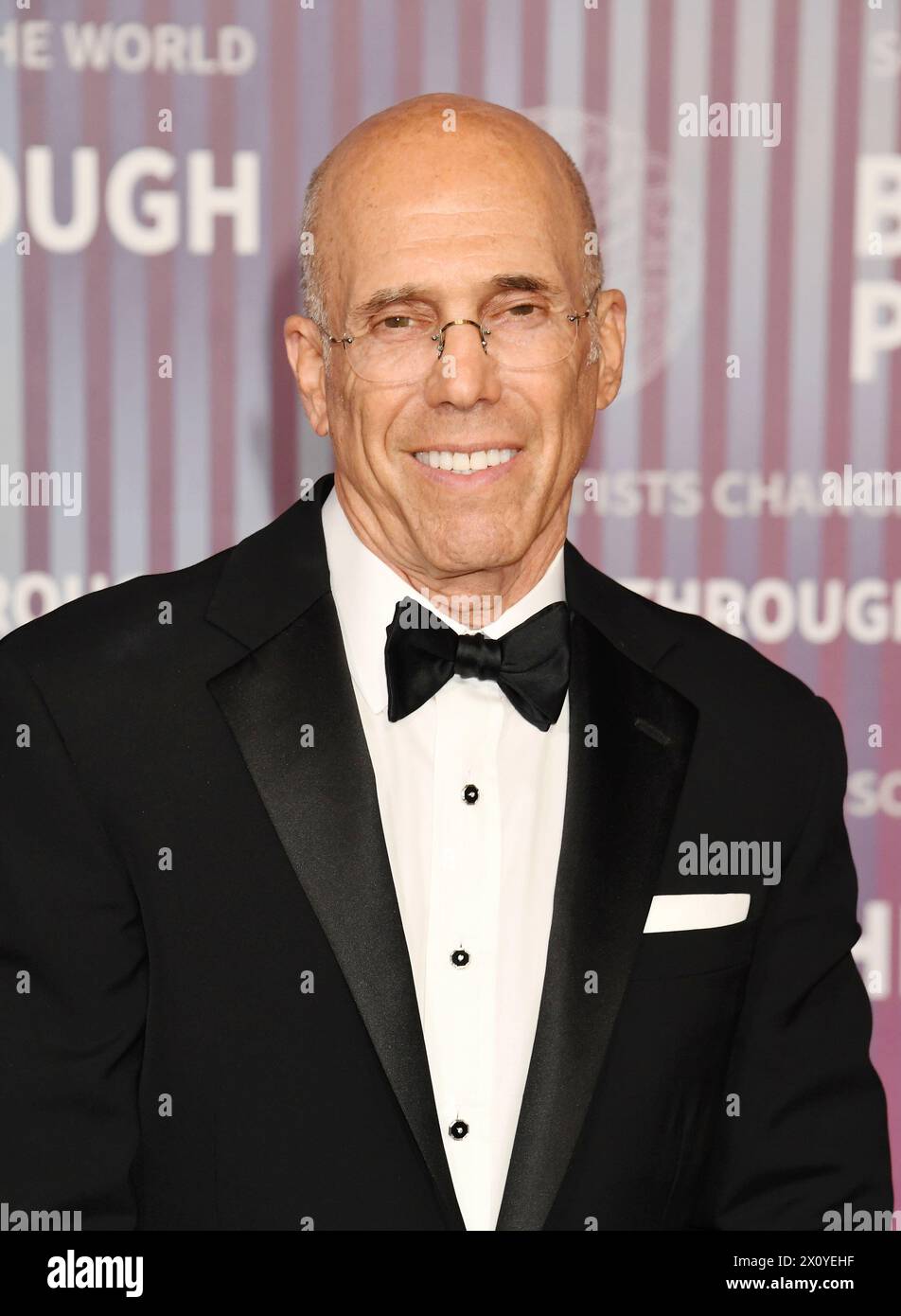 LOS ANGELES, CALIFORNIA - 13 APRILE: Jeffrey Katzenberg partecipa alla decima cerimonia annuale del Premio Breakthrough presso l'Academy Museum of Motion Pictures il prossimo aprile Foto Stock