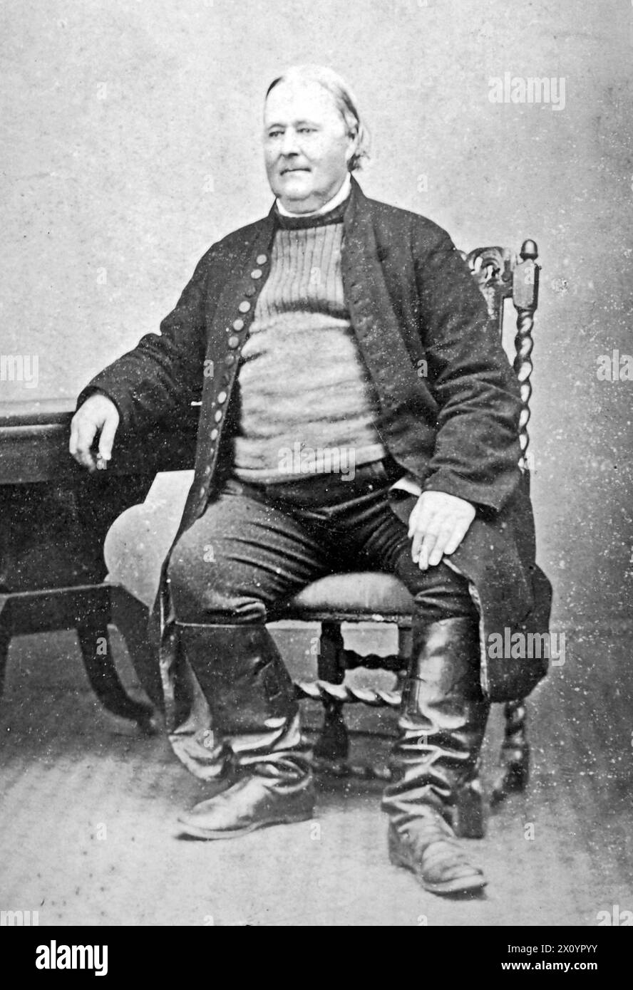 Robert Stephen Hawker (1803–1875) prete anglicano britannico, poeta, noto ai suoi parrocchiani come Parson Hawker. Foto Stock