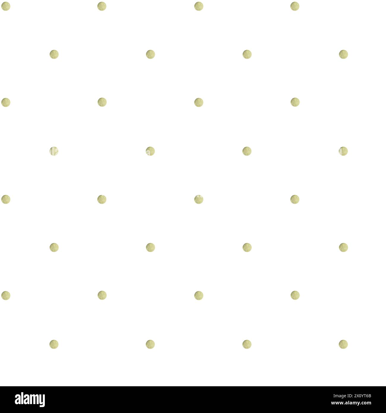 Puntini Polka su sfondo bianco. Motivo senza cuciture. Festa per bambini, baby shower, compleanno. Design semplice per carta da parati, cartoline, carta da imballaggio, stato Foto Stock