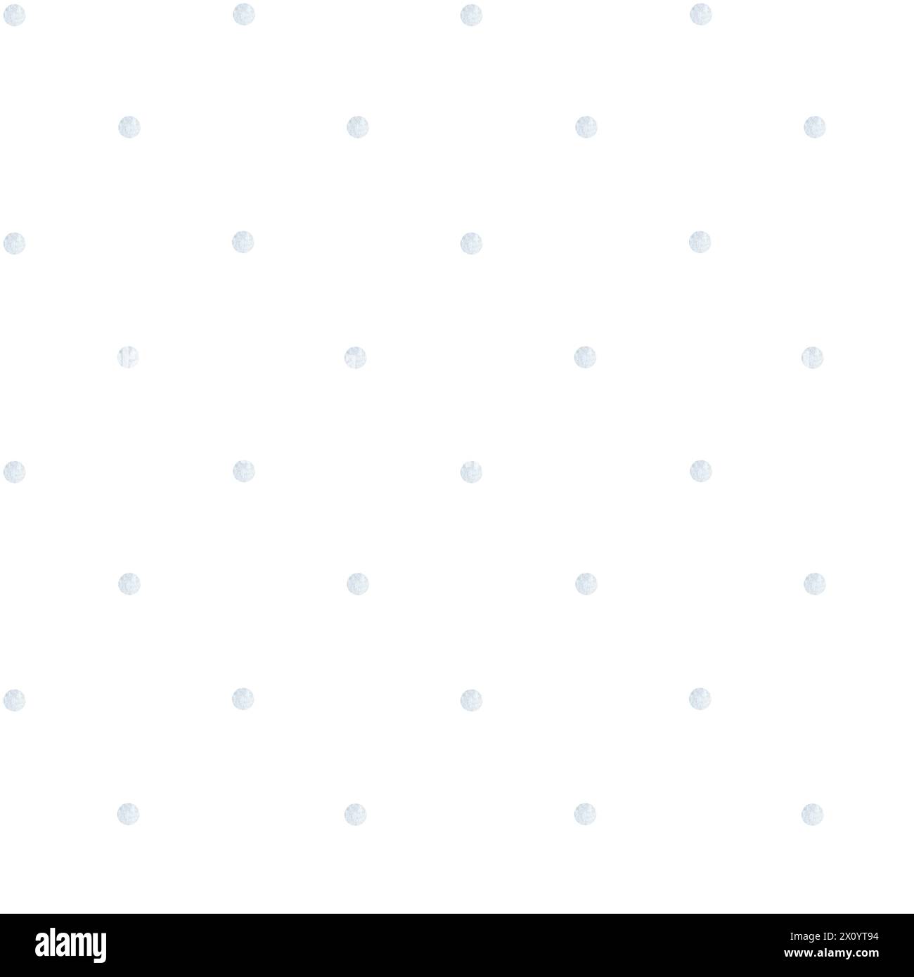 Puntini Polka su sfondo bianco. Motivo senza cuciture. Festa per bambini, baby shower, compleanno. Design semplice per carta da parati, cartoline, carta da imballaggio, stato Foto Stock