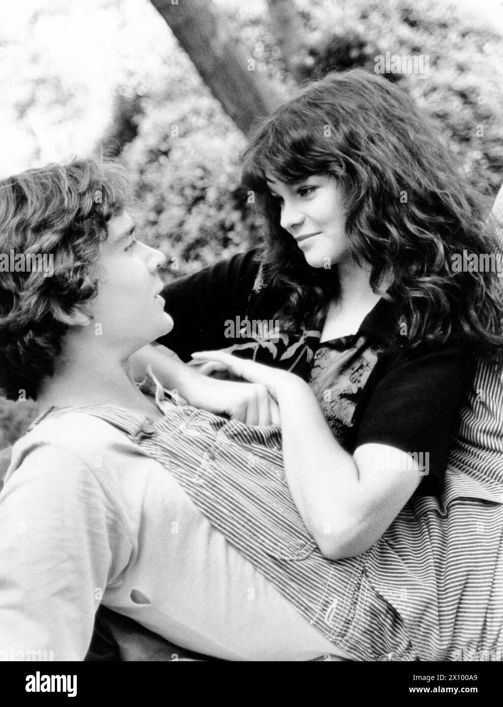 Timothy Hutton, Valerie Bertinelli, sul set del film, 'Young Love, First Love', Lorimer Productions, CBS-TV, 1979 Foto Stock