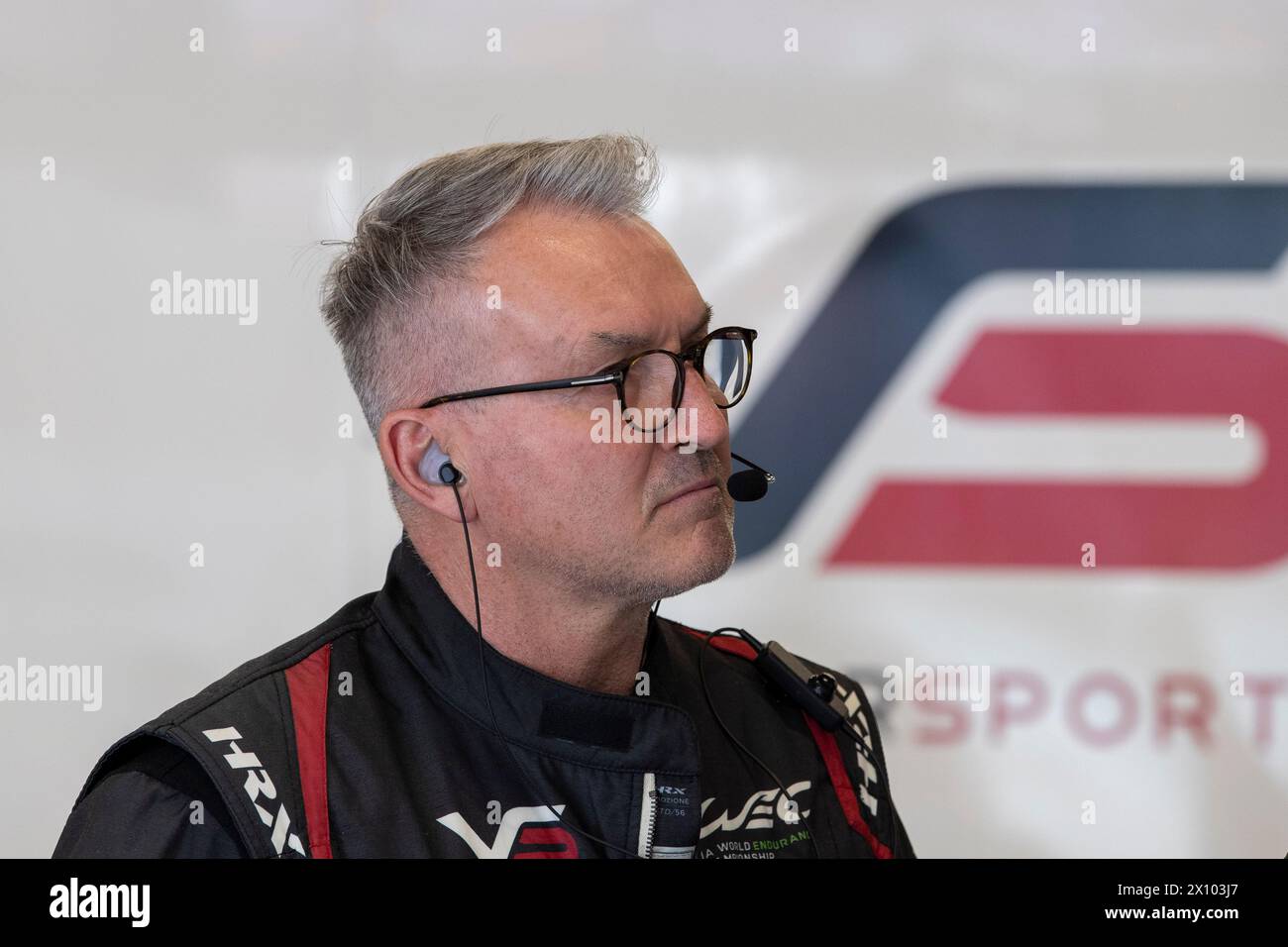 MONTMELO, Spagna. 14 aprile 2024. MECHANIC VECTOR SPORT (GBR) DURANTE LA 4 ORE DI BARCELLONA, PRIMA GARA DELLA SERIE EUROPEA LE MANS 2024 SUL CIRCUITO DI BARCELLONA-CATALUNYA, MONTMELO (ESP), 12-14/2024 APRILE - FOTO LAURENT CARTALADE/MPS AGENCY CREDIT MPS AGENCY/ALAMY LIVE NEWS Foto Stock