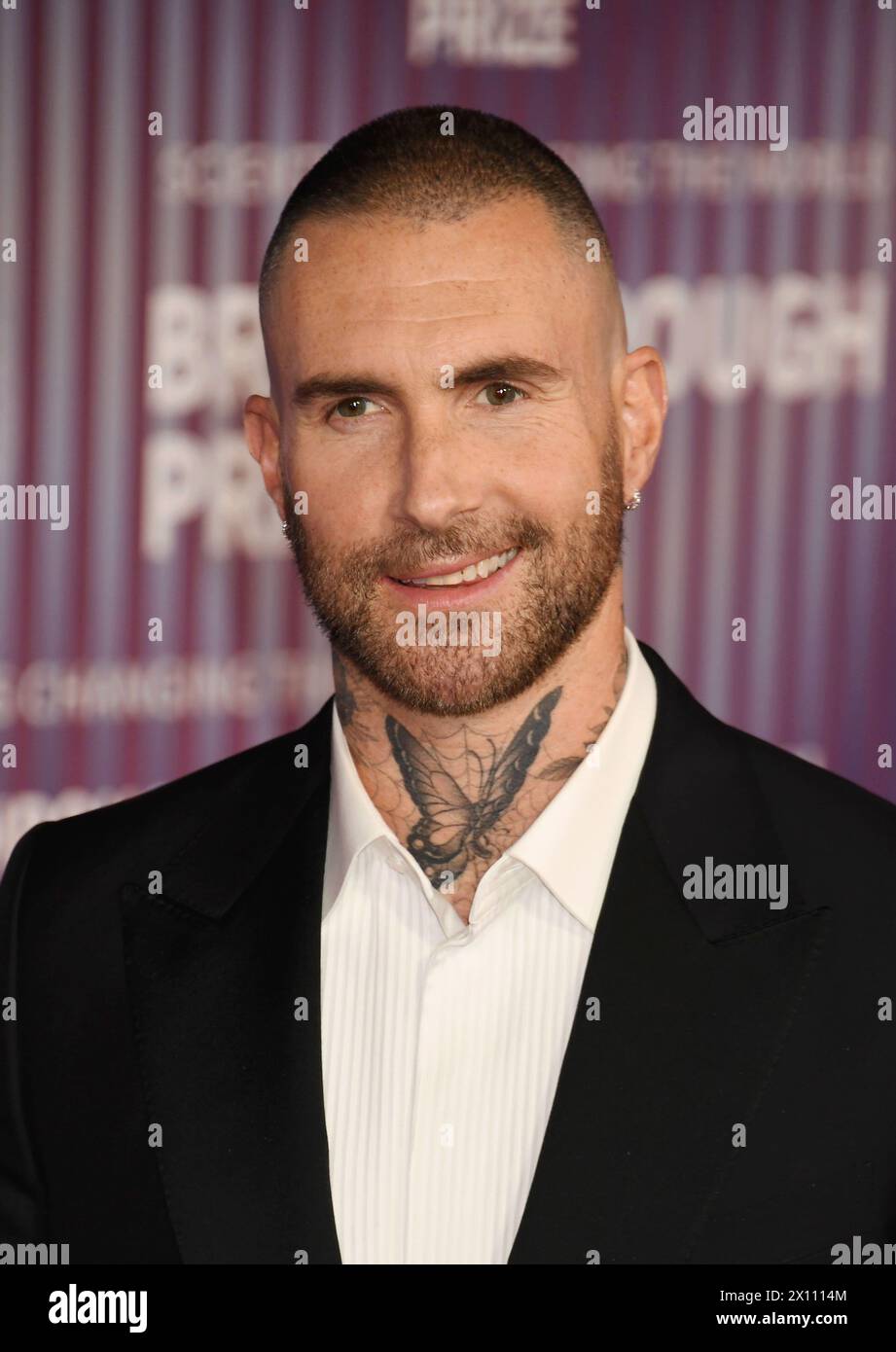 Los Angeles, California, Stati Uniti. 13 aprile 2024. Adam Levine partecipa alla decima cerimonia annuale del Premio Breakthrough all'Academy Museum of Motion Pictures il 13 aprile 2024 a Los Angeles, California. Crediti: Jeffrey Mayer/Media Punch/Alamy Live News Foto Stock