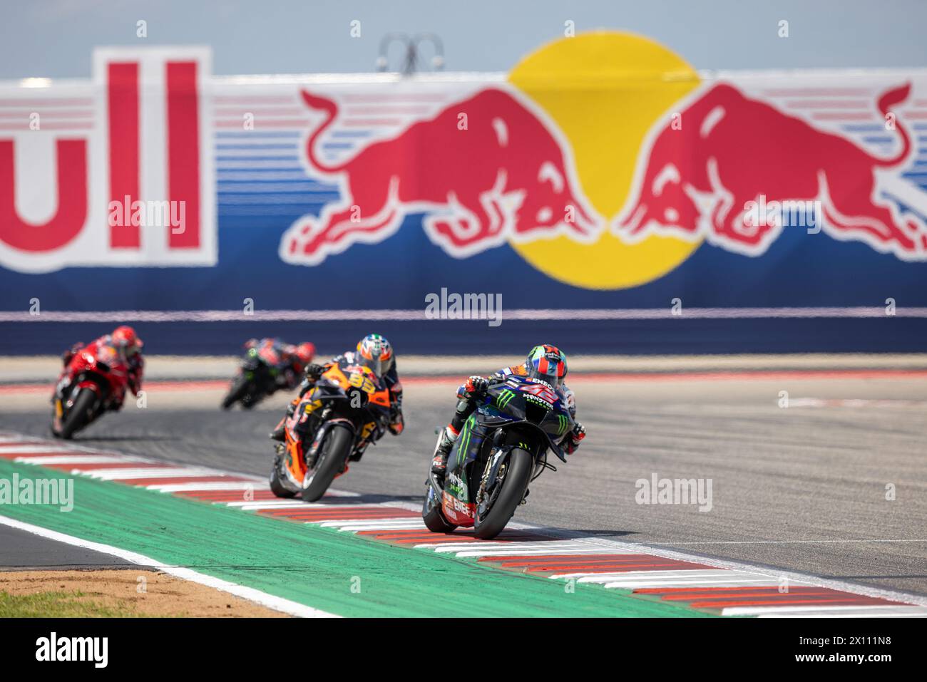 Austin, Stati Uniti. 14 aprile 2024. Il Red Bull Grand Prix of the Americas al Circuit of the Americas di Austin, Texas, il 14 aprile 2024. (Foto di Stephanie Tacy/SIPA USA) credito: SIPA USA/Alamy Live News Foto Stock