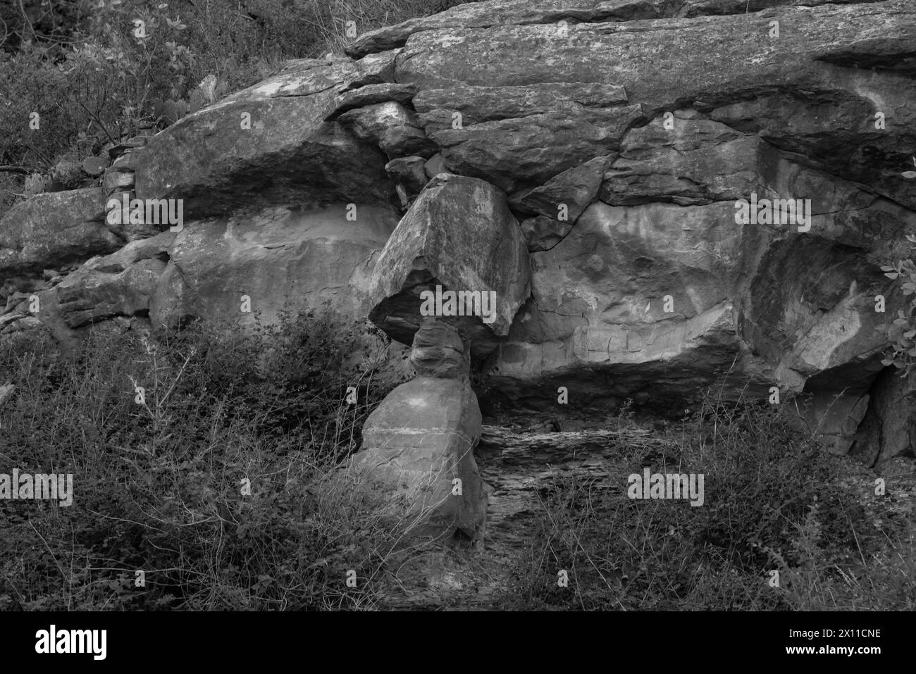 Landscape, Slide Rock State Park è stata nominata una delle "10 buche di nuoto d'America". Foto Stock