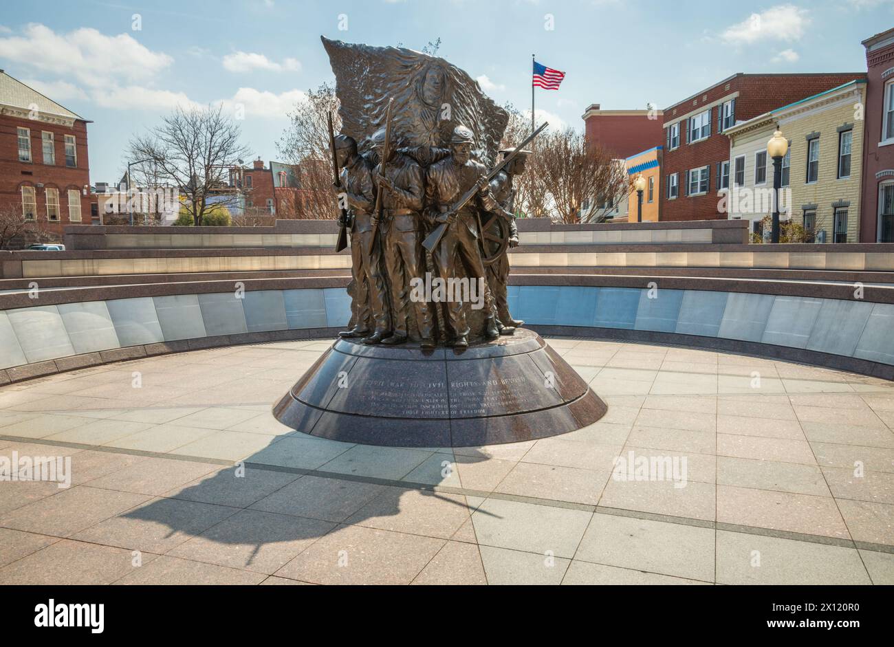 African American Civil War Memorial, museo di Washington, D.C., Stati Uniti Foto Stock