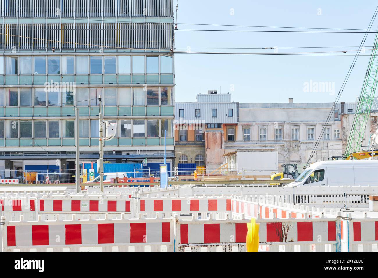 Abriss des Münchner Hauptbahnhofs Foto Stock