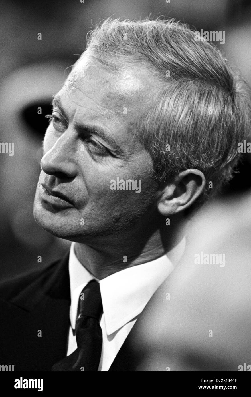 Vienna il 1 aprile 1989: Funerale dell'ultima imperatrice austriaca Zita a St Cattedrale di Stephan. Nella foto il principe Hans Adam II Del Liechtenstein. - 19890401 PD0019 - Rechteinfo: Diritti gestiti (RM) Foto Stock