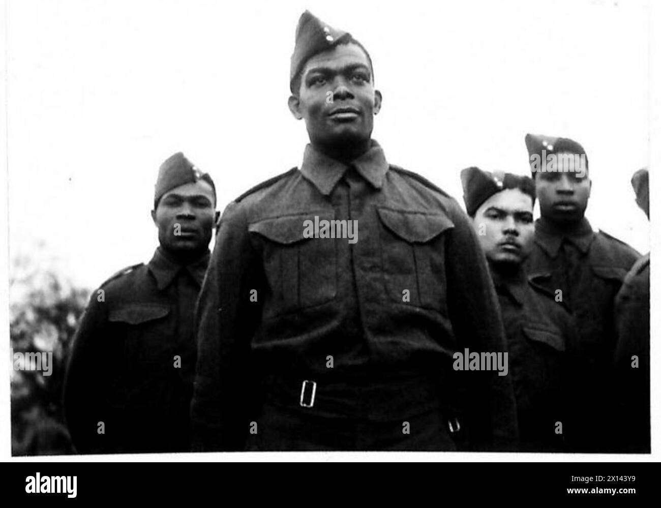 Sapper Grant di Kingstown servì nell'esercito britannico durante la seconda guerra mondiale Foto Stock