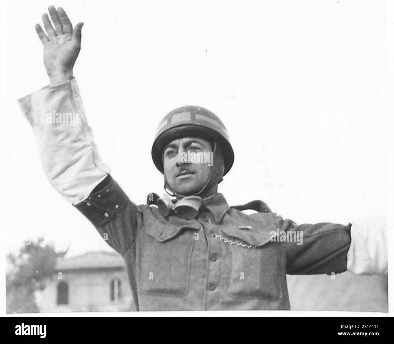 L/Cpl. H.P. Hendy serve 1 (BR) Armoured Division Pro.Coy, con servizio in India, Nord Africa, Sicilia, Italia e Medio Oriente Foto Stock