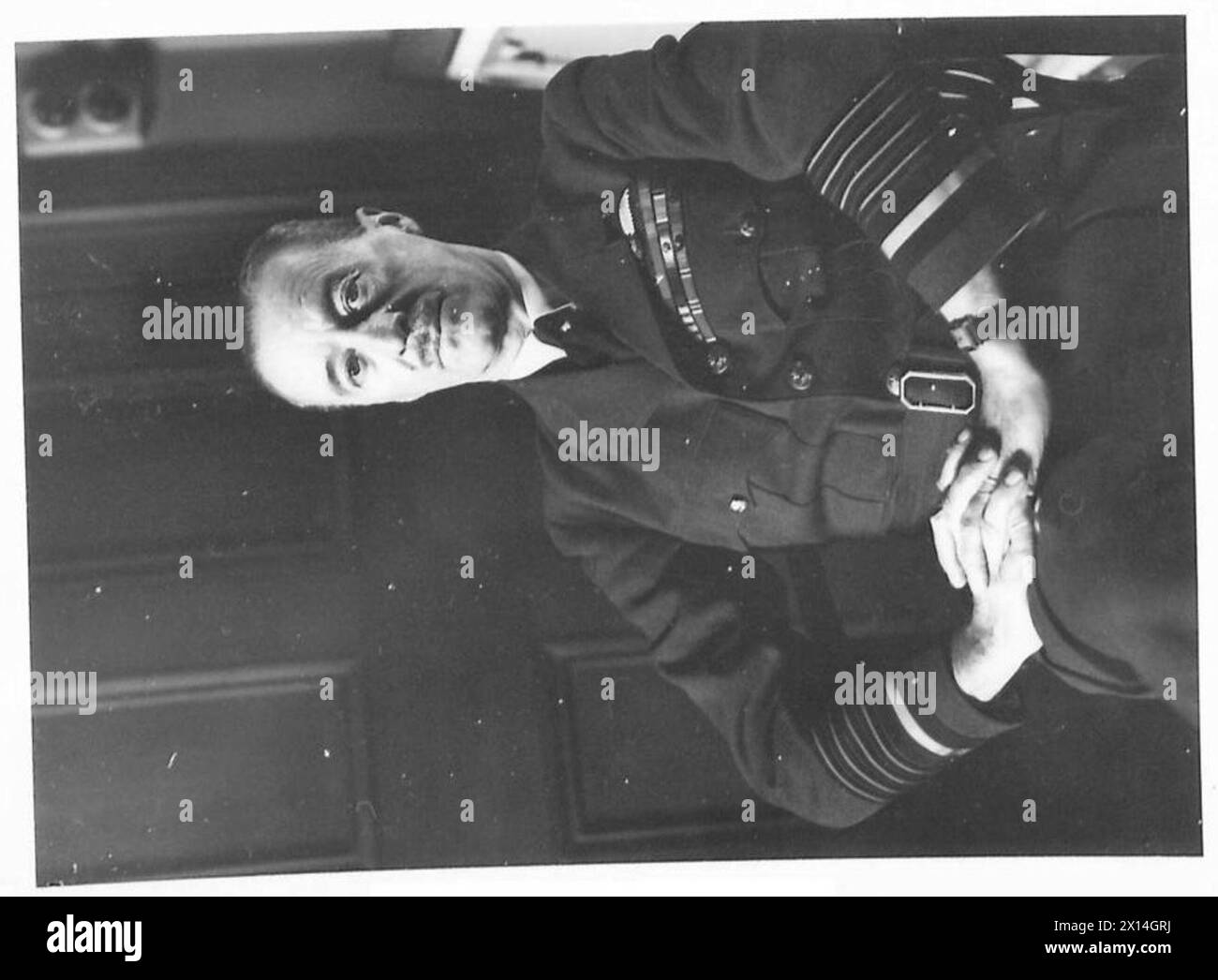 Ritratto di Sir Cyril Newall, ex Air Chief Marshal della Royal Air Force e attuale Governatore generale della nuova Zelanda, nei registri dell'esercito britannico. Foto Stock