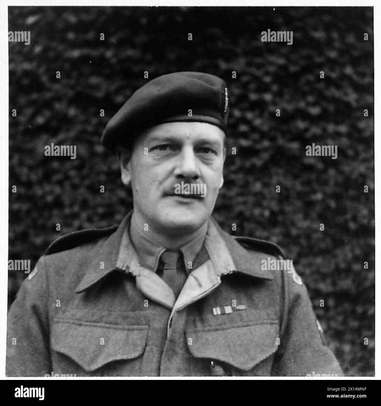UFFICIALI AVIOTRASPORTATI - Tenente Colonnello E.H. Steele-Baume, G.I. 1st Airborne Division Foto Stock