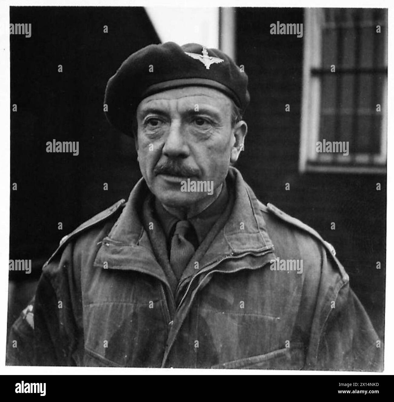 Maggiore B.A. Wilson, DSO, MC, comandante della 21st Independent Parachute Company. Foto Stock