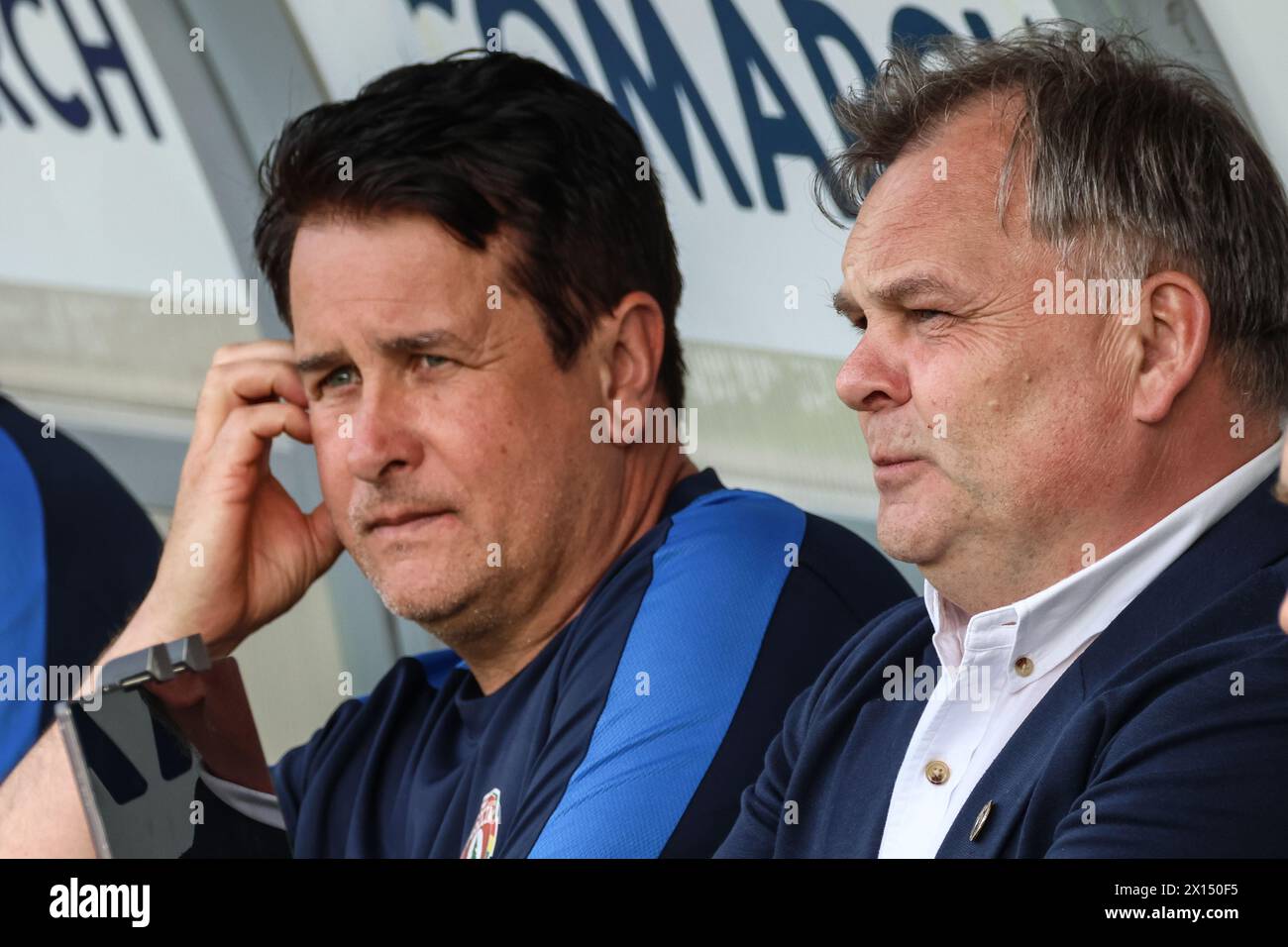 04.13.2024 Cracovia (Cracovia) Polonia, calcio, PKO BP Ekstraklasa 2023/2024, Puszcza Niepolomice - Lech Poznan op: Tomasz Tulacz Foto Stock