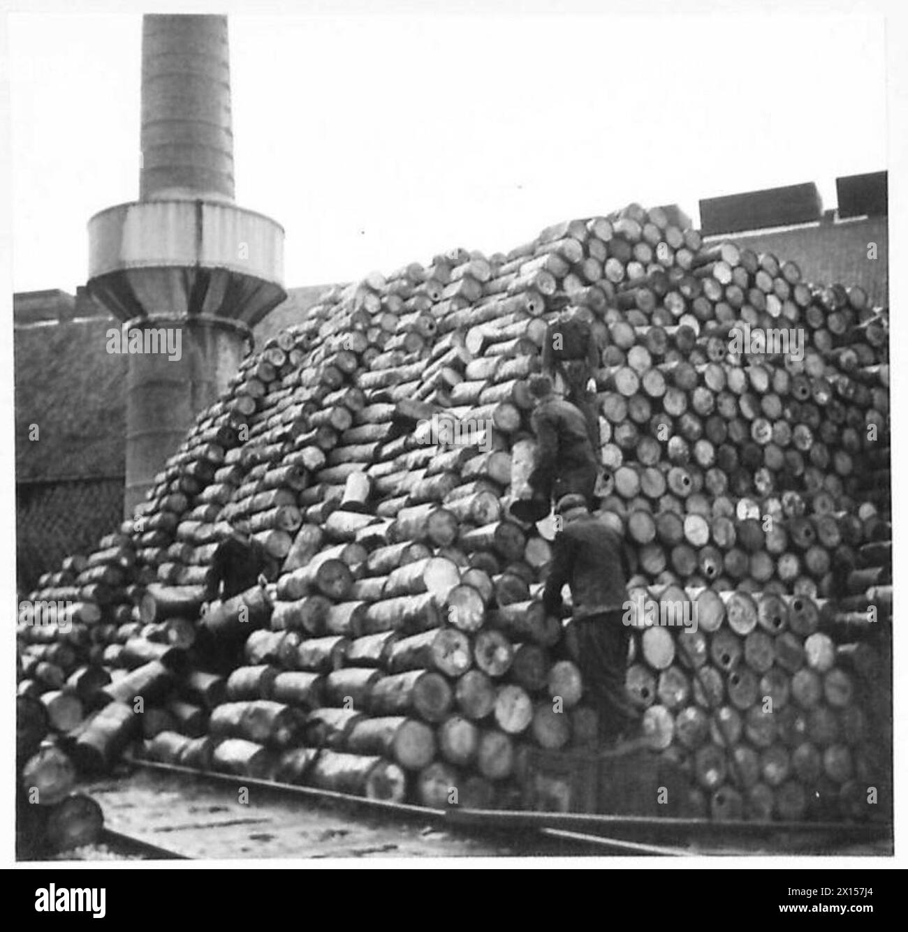 Il British Army, 21st Army Group, operò nell'Europa nordoccidentale durante il periodo 1944-1945, partecipando a operazioni di combattimento e liberazione nella seconda guerra mondiale Foto Stock