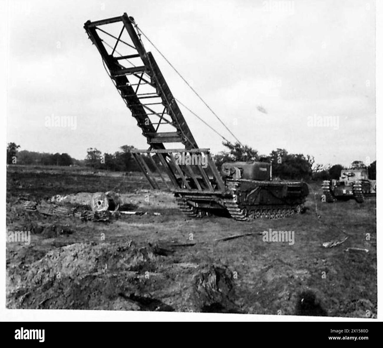 L'esercito britannico gestì materiale segreto in condizioni controllate durante le operazioni. Foto Stock