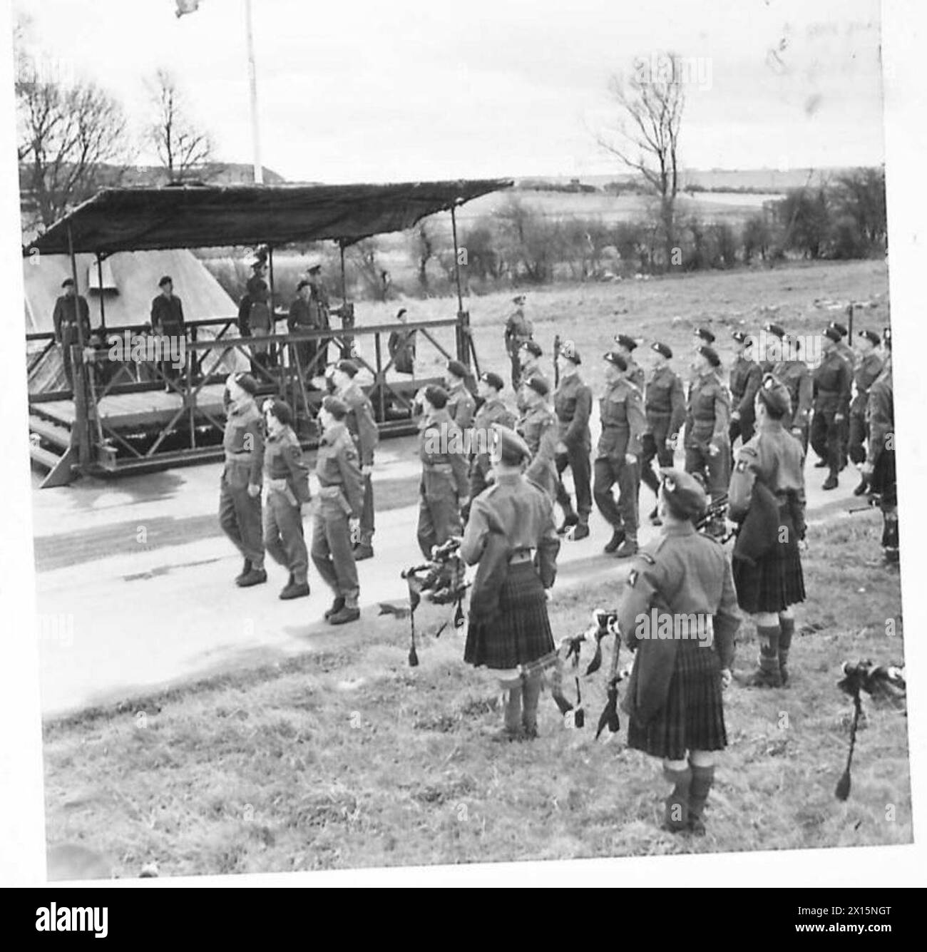 Panoramica della struttura, delle operazioni e del personale dell'esercito britannico in Gran Bretagna durante il 1939-1945. Foto Stock