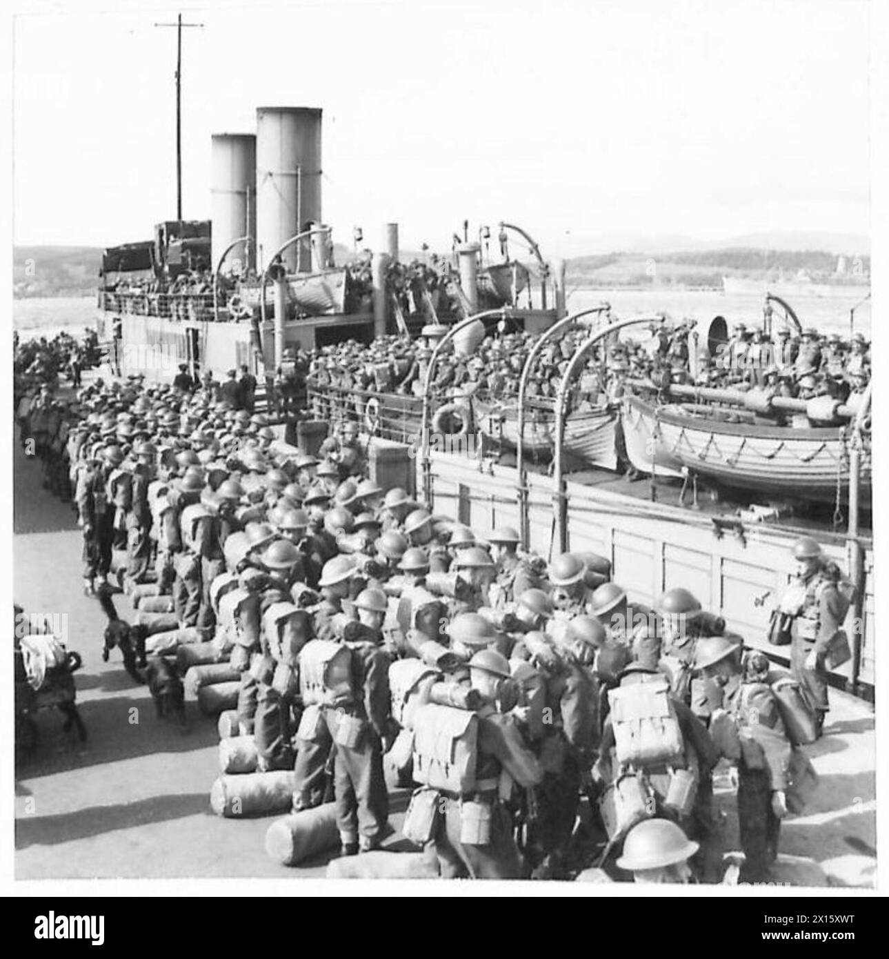 L'esercito britannico in Gran Bretagna durante il 1939-1945, documentando il personale, le unità e le operazioni militari. Foto Stock