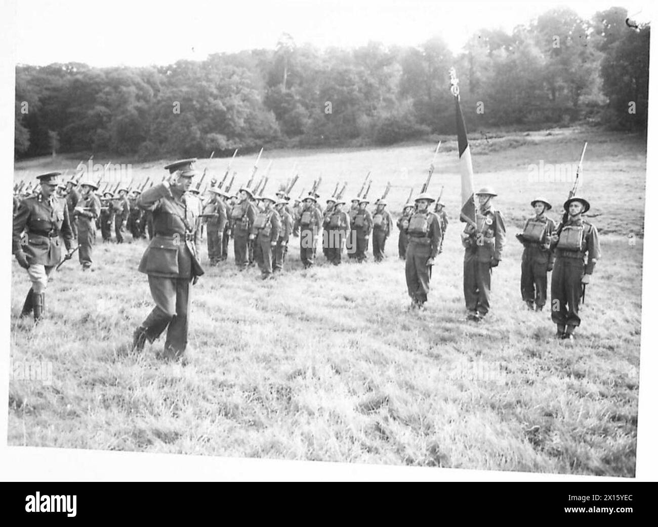Panoramica del personale, delle unità e delle attività dell'esercito britannico in Gran Bretagna durante il 1939-1945. Foto Stock
