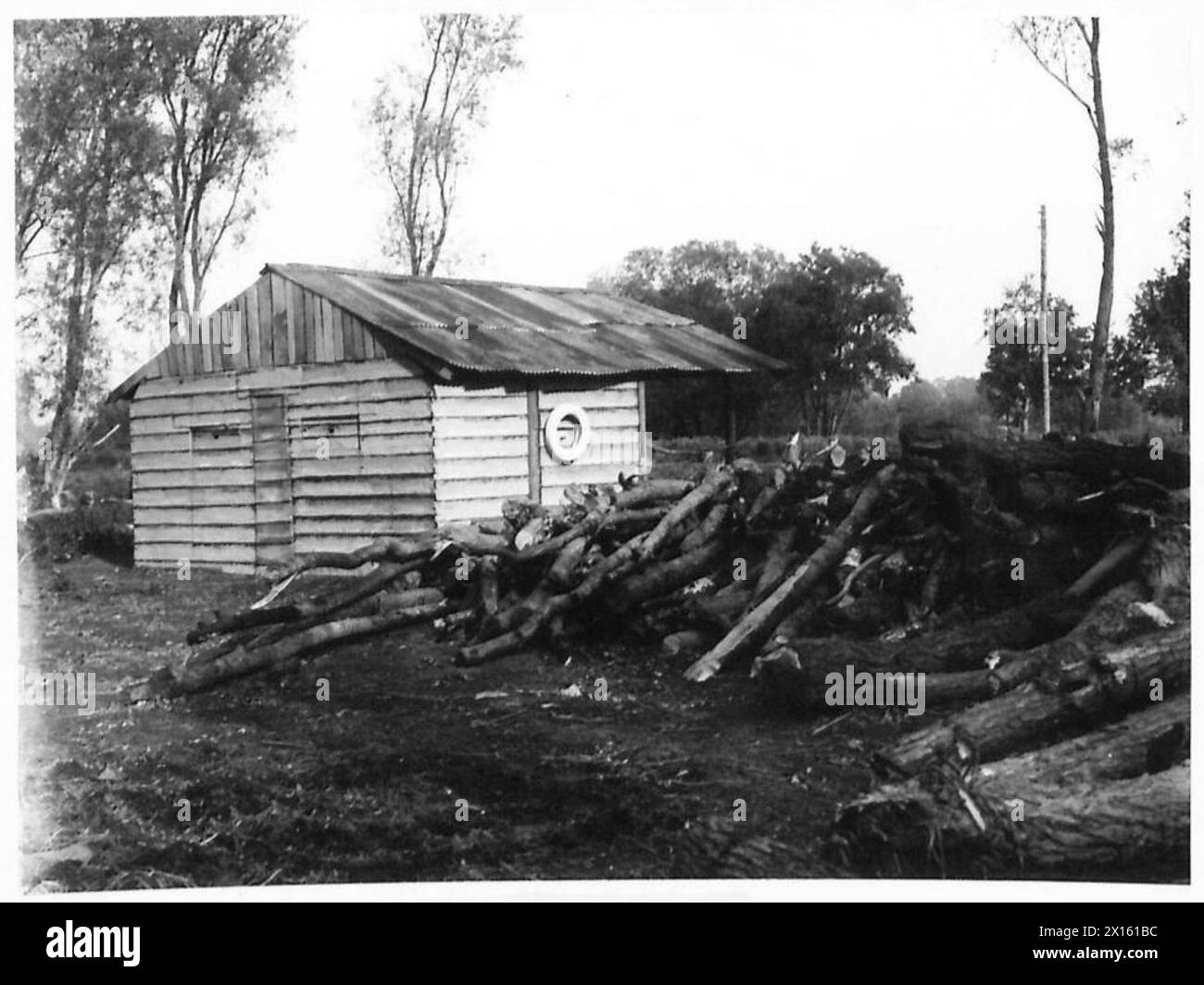 I punti di forza mimetizzati sono comandati da soldati del 2° corpo dell'esercito britannico Foto Stock