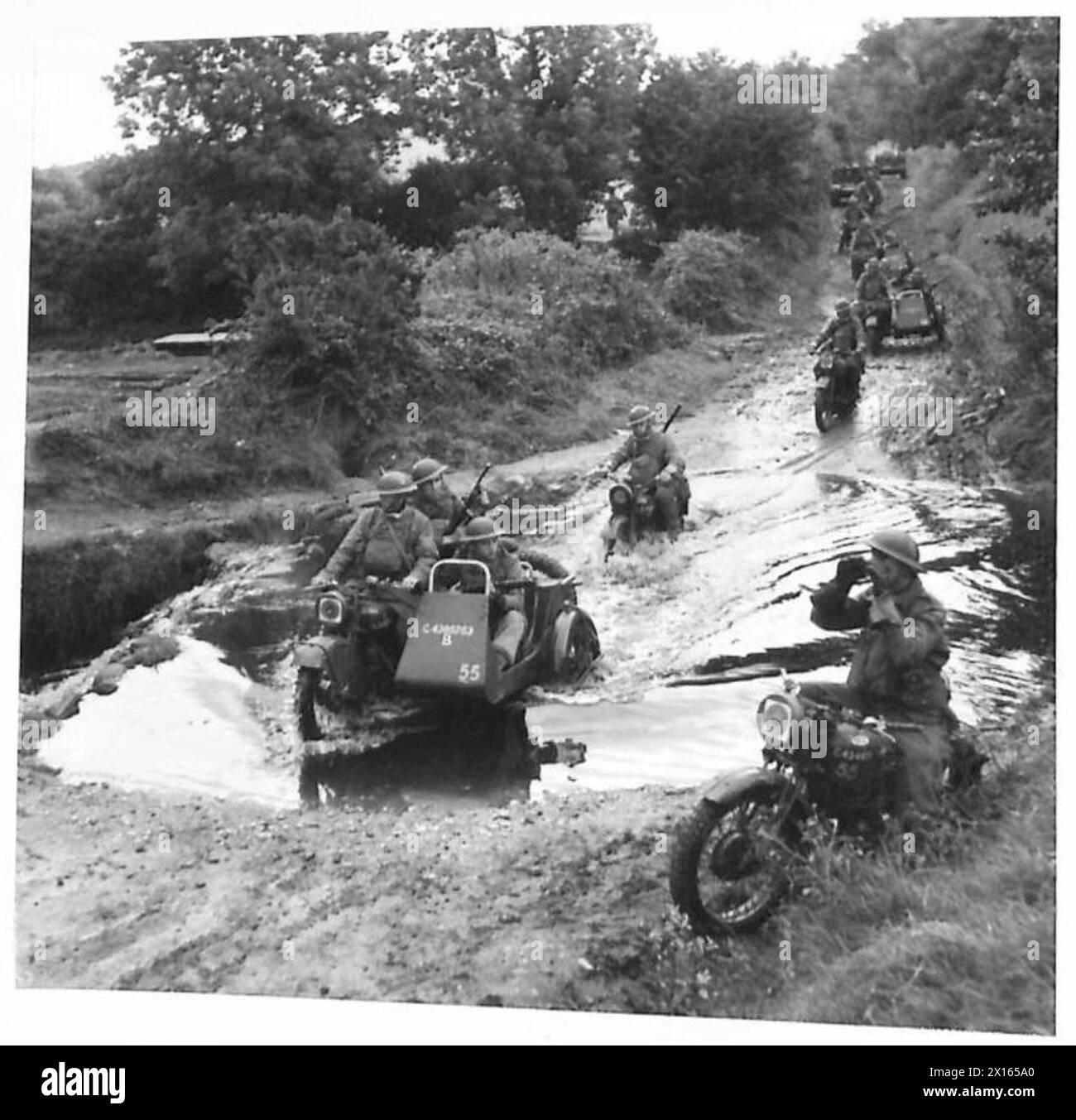 Panoramica delle operazioni e dell'organizzazione dell'esercito britannico in Gran Bretagna durante il 1939-1945. Foto Stock