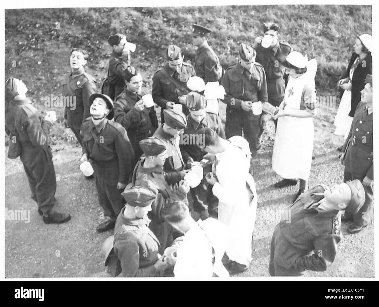 Panoramica delle operazioni, del personale e delle attività di addestramento dell'esercito britannico nel periodo 1939-1945. Foto Stock