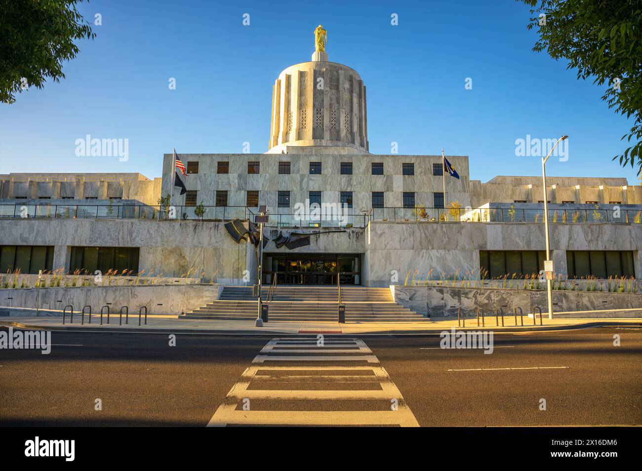 Il Campidoglio dell'Oregon a Salem Foto Stock