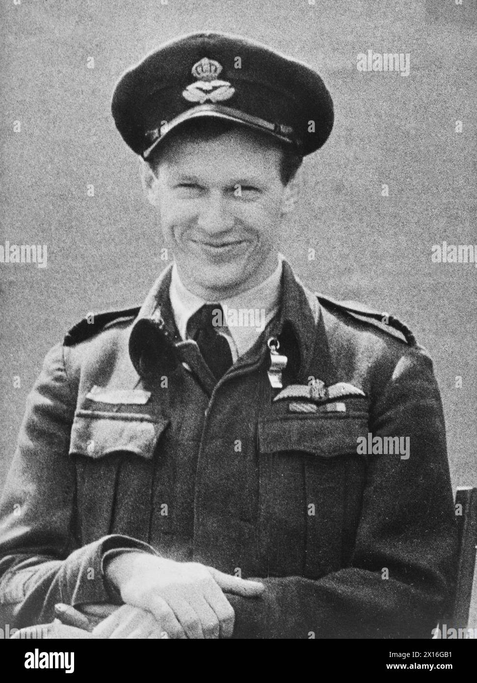 Ian Willoughby è stato insignito della Victoria Cross per azioni in Francia il 4 agosto 1944 durante la seconda guerra mondiale. Foto Stock