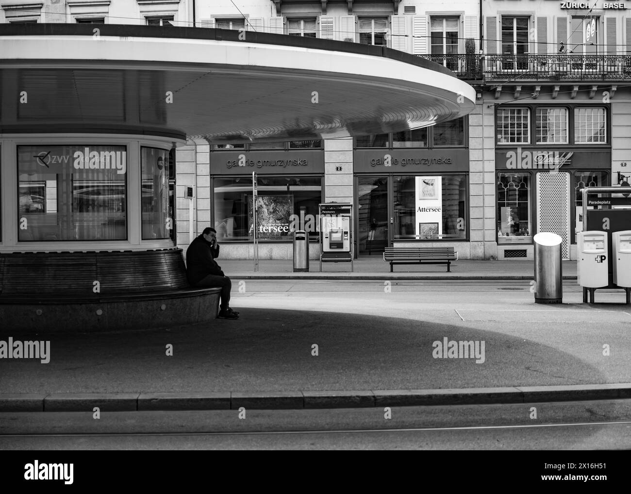 Domenica a Zürich Foto Stock