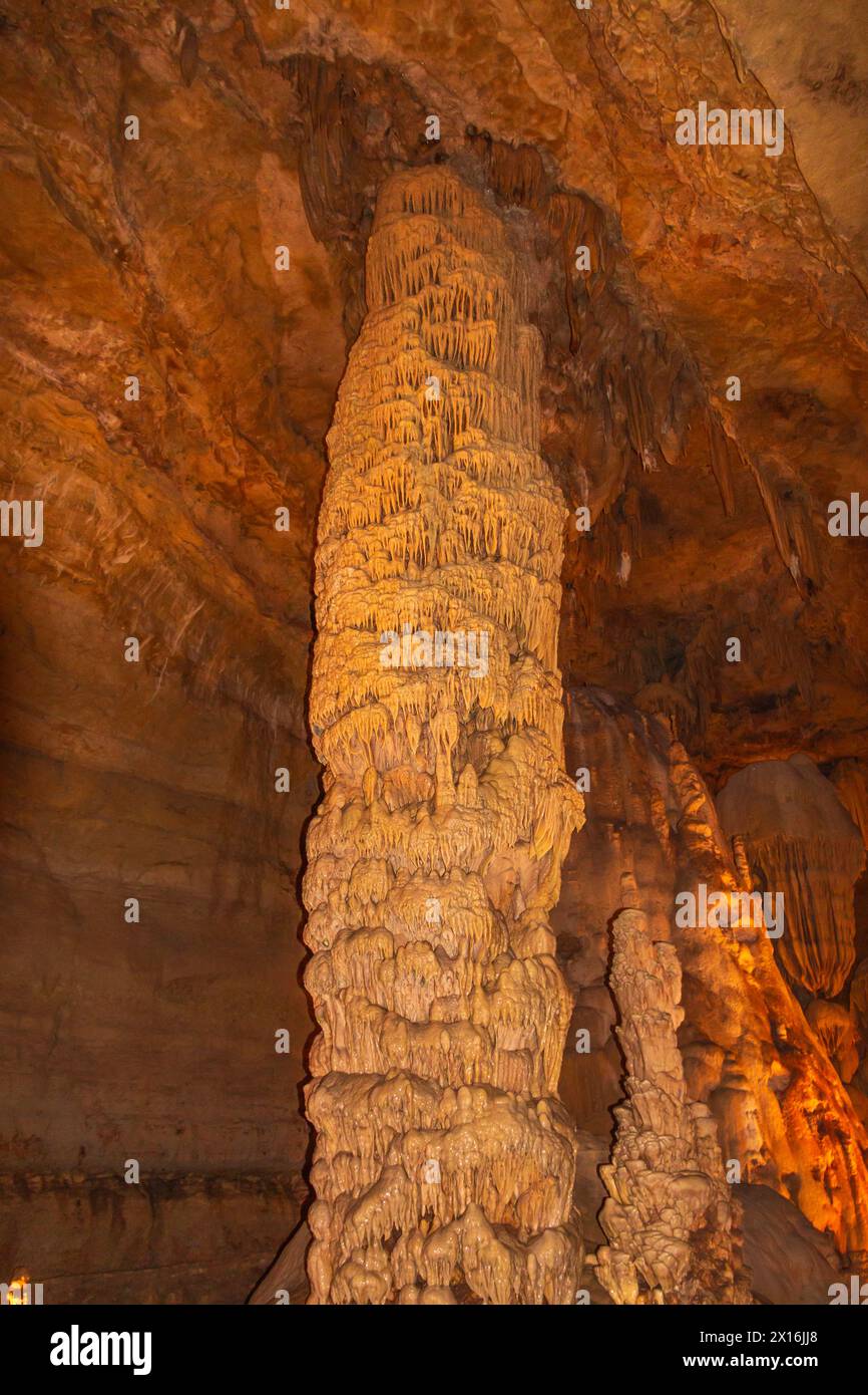 Natural Bridge Caverns in Texas centrale vicino a San Antonio. Foto Stock