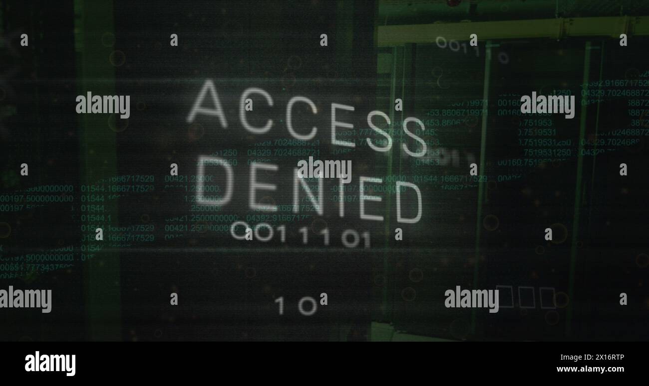 Immagine del contrassegno x sul testo negato in eccesso con codici binari e linguaggio del computer sulla scheda a circuito stampato Foto Stock