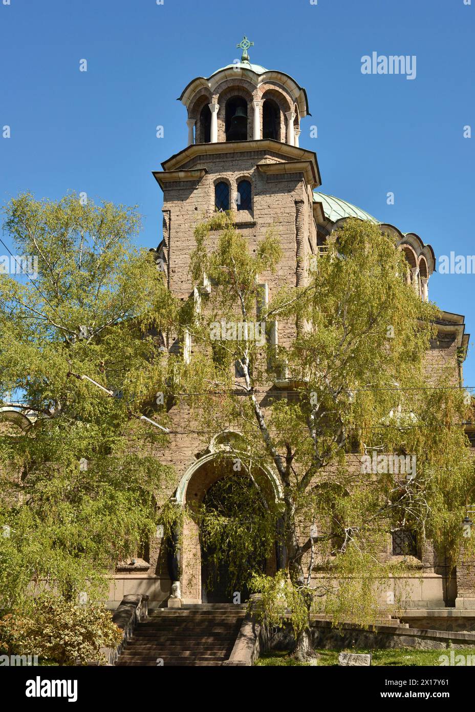 St Chiesa ortodossa Nedelya a Sofia Bulgaria, Europa orientale, Balcani, UE Foto Stock